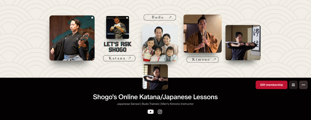 How to Join Shogo’s Online Katana Lessons